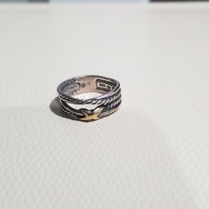 David Yurman crossover ring